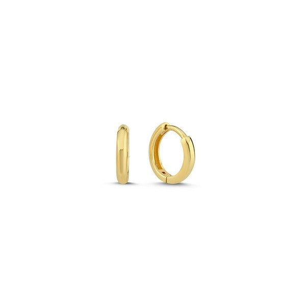 Melfia creoler i 14 karat guld 10,5 mm